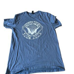 Stevie Nicks 2023 Tour T-Shirt Size Medium Double Sided Blue